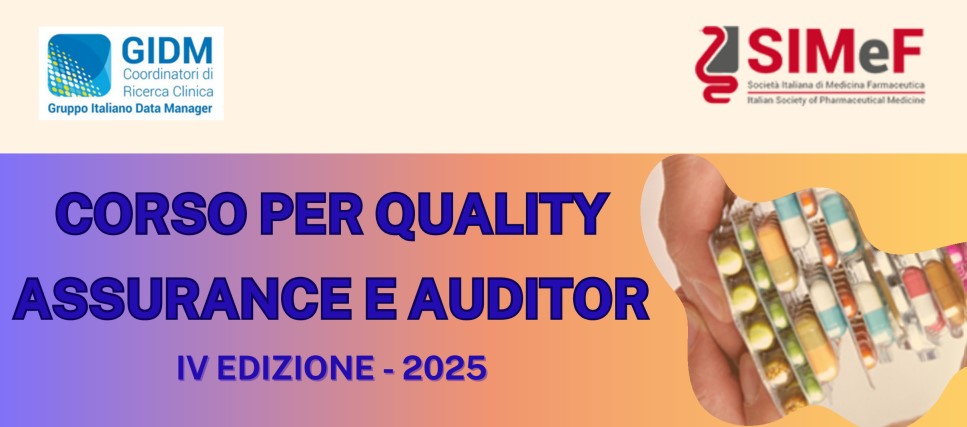 CORSO PER QUALITY ASSURANCE E AUDITOR - IV EDIZIONE